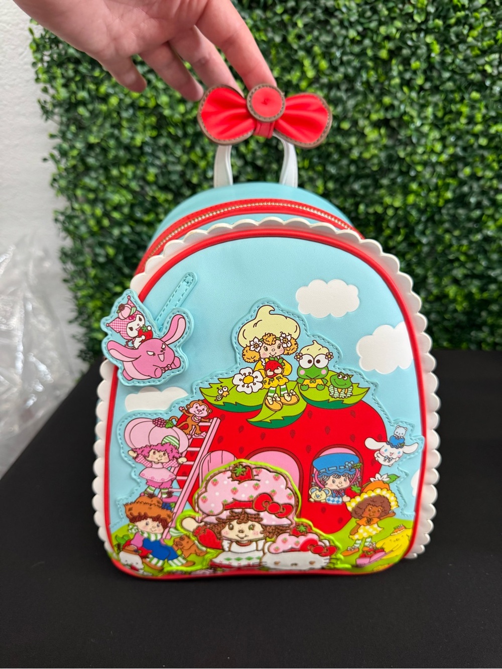 Loungefly Strawberry Shortcake & Hello Kitty and friends scented Backpack